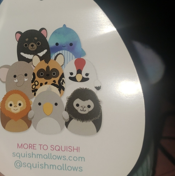 CYAN The 7" Whale -The Original Squishmallow NWT - Picture 4 of 5